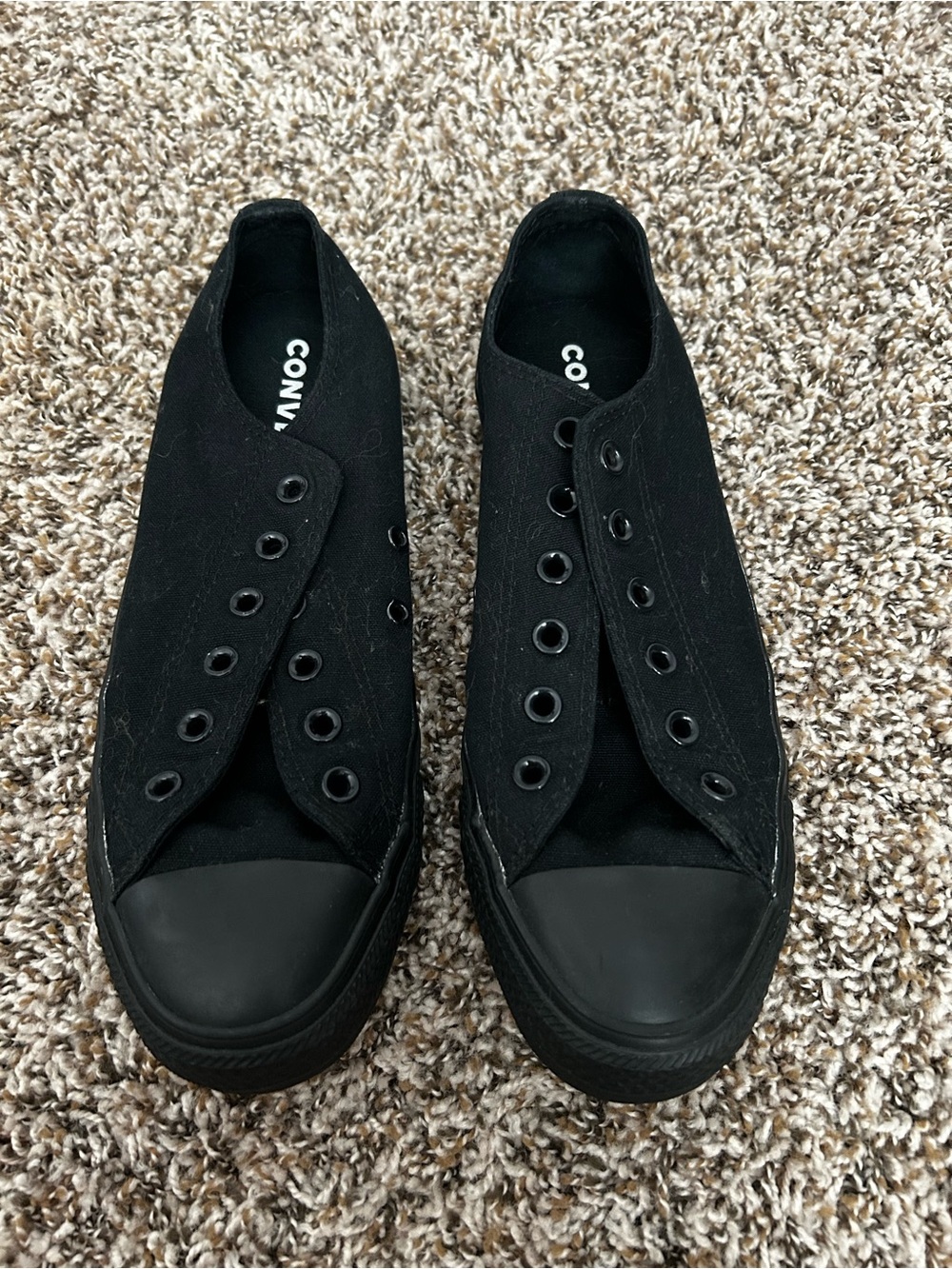 Converse Chuck Taylor All Star Shoreline Slip-On Black Canvas Sneakers